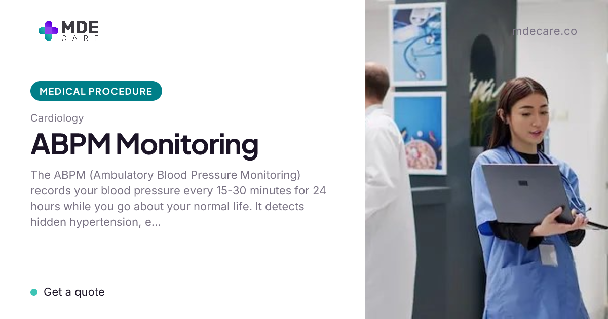 ABPM Monitoring Medellín | MDE Care