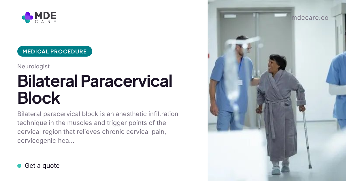 Paracervical Lock Bilateral Paracervical Block in Medellín | MDE Care